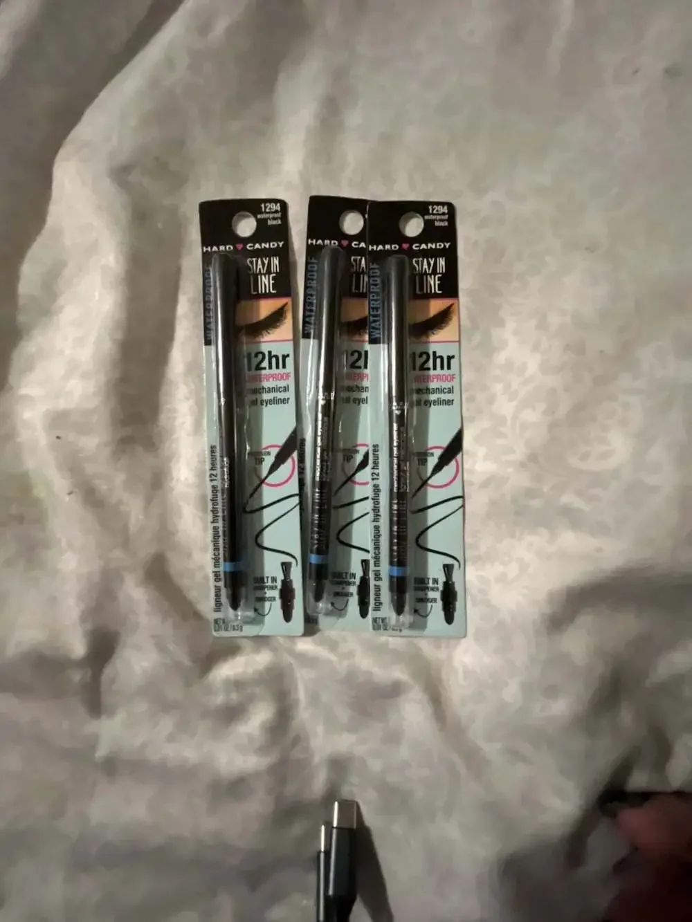 Hard Candy Stay In Line 12hr Waterproof Mechanical Gel Eyeliner - 1294 Black